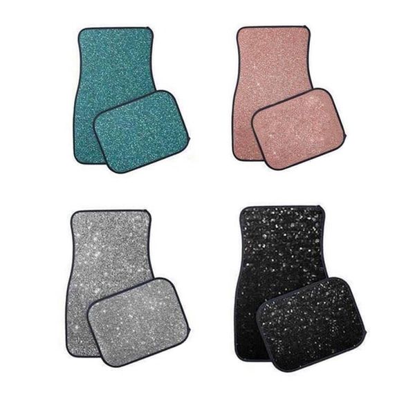 2019 Glitter Car Mats Wholesale Blank Neoprene Floor Set Mats