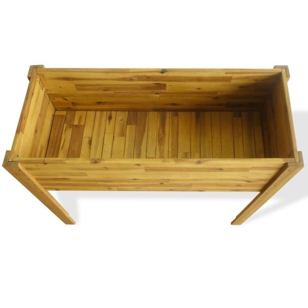 

raised flower pot acacia solid wood garden sets
