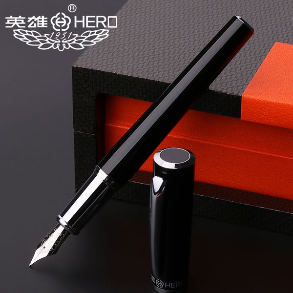

fountain pen hero 1032 fine pen ink business office mens gift high-end noble luxury large calligraphic stationery 0.7mm