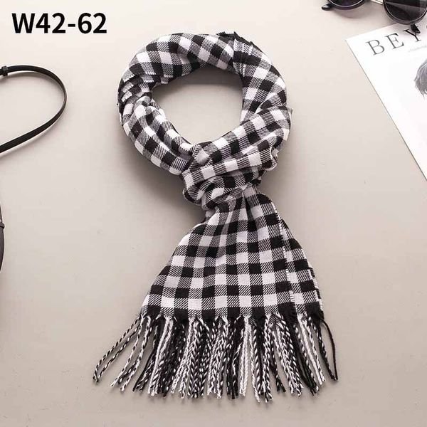 

2019 europe and america's latest super quality men's scarf winter rectangular cotton scarf male he-28, Blue;gray