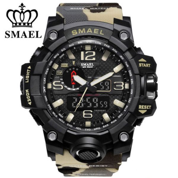 

waterproof sports military shock men's analog quartz digital watch watches fashion for man