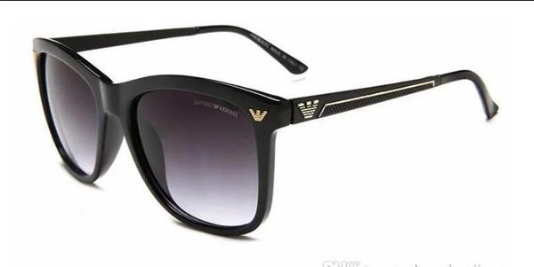

1pcs classic pilot sunglasses designer brand mens womens sun glasses eyewear gold metal grglass lenses brown cas 3219, White;black