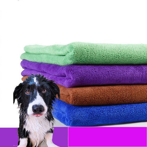 

pet supplies fibre dog towel drying towels fashion pet bath towels cleaning cloth 40*60cm 100pcs/lot yysy405
