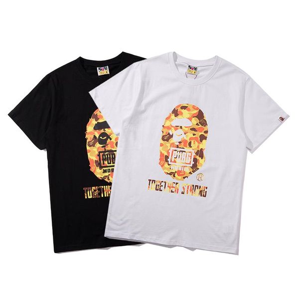 

2020 new arrival brand men women tshirt summer shirts fashion unsummer short sleeve asian size -3xl b104826w, White