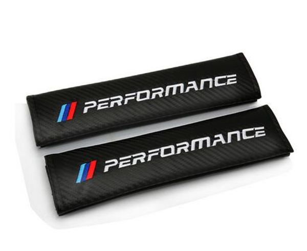 Accessori Auto Copri cintura di sicurezza per auto Custodia per cintura di sicurezza Ricamo per Bmw M Logo M2 M3 M4 M5 M6X 320i X1 X3 X4 X5 X6 Car Styling