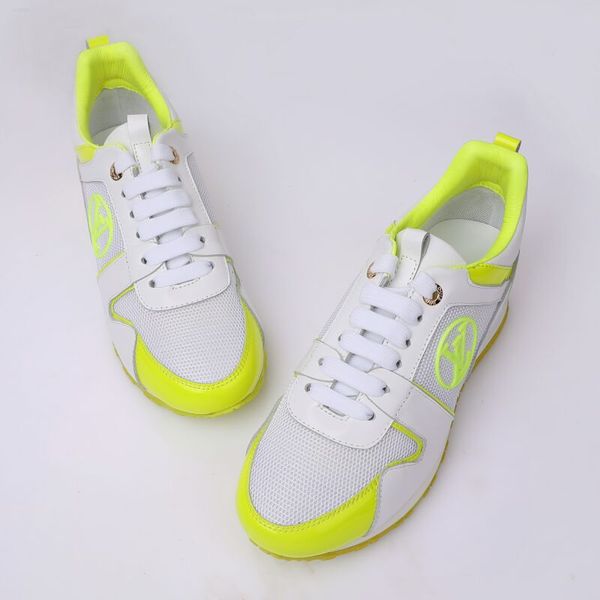 

european station luxury woman sports shoes real leather suede runner shoes generous custom platform fashion casual shoes, Black