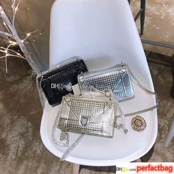 

designer handbag luxury handbags ladies chain shoulder bag patent leather diamond luxury evening bags cross body bag