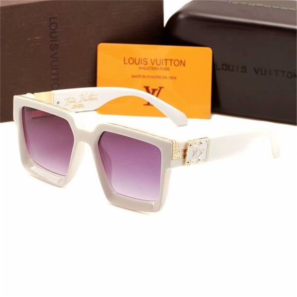 

2020with box luxury- classic pilot sunglasses designer brand mens womens sun glasses eyewear metal glass lenses, Blue;gray