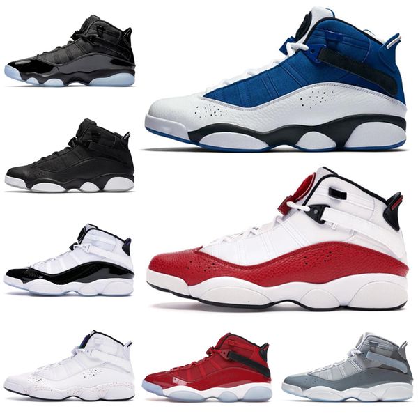 

men basketball shoes 6 six rings concord confetti taxi bred space jam mens trainers athletic sports sneakers size us 7-13