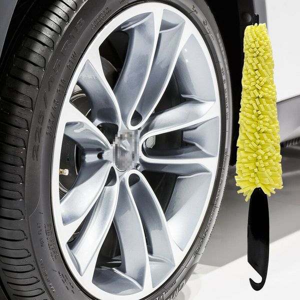 

car wheel wash brush plastic handle vehicle cleaning brush wheel rims tire washing auto scrub car wash sponges tools