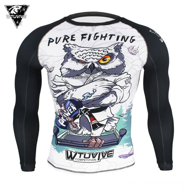

wtuvive mma white fighting owl fighting fight sweatshirt boxing jerseys clothes tiger muay thai fight wear jaco boxing wear athletic & outdo, Black;red