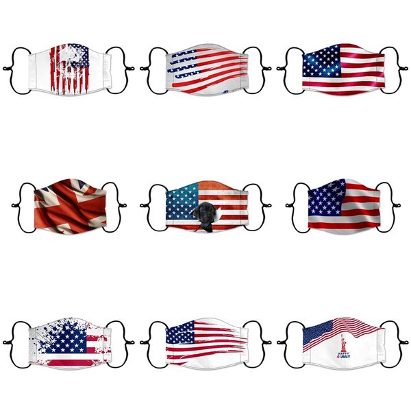 

2020 english alphabet printing face mask dust mask washable reusable designer mask 8 styles da500 #868