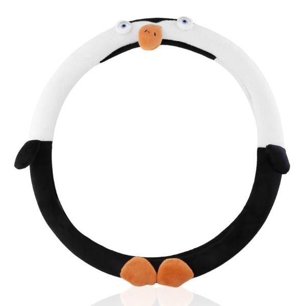 

new cute cartoon car steering wheel cover plush bow panda women/man wheel covers car-styling decorations 16 styles