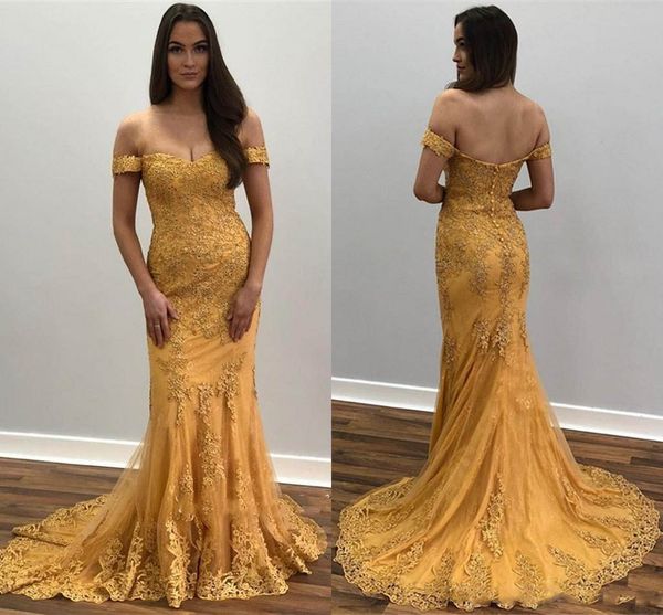 

mermaid evening dresses off shoulder backless with buttons appliqued sequins long prom dress evening gowns formal dress, Black