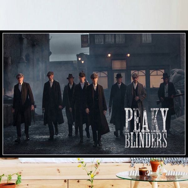 

posters and prints peaky blinders cillian murphy tv show poster wall art picture canvas painting for room home decor