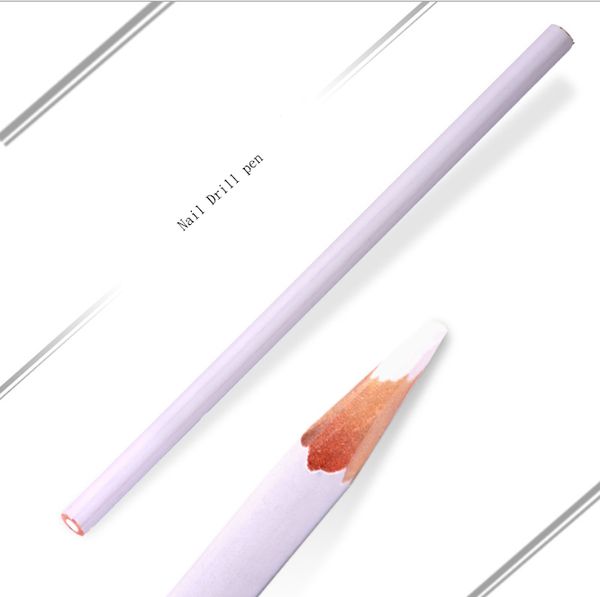 

nail tools, nail polish, polish, glue drill, adhesive pencil, diy pencil, white core pencil, Silver;gold