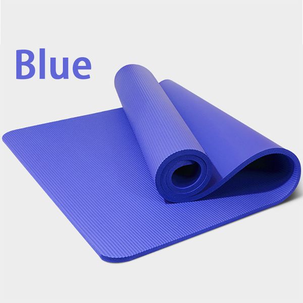 

nbr yoga mat 10mm beginner 185*80cm home gym exercise pad non-slip environmental healthy safe comfortable picnic blanket