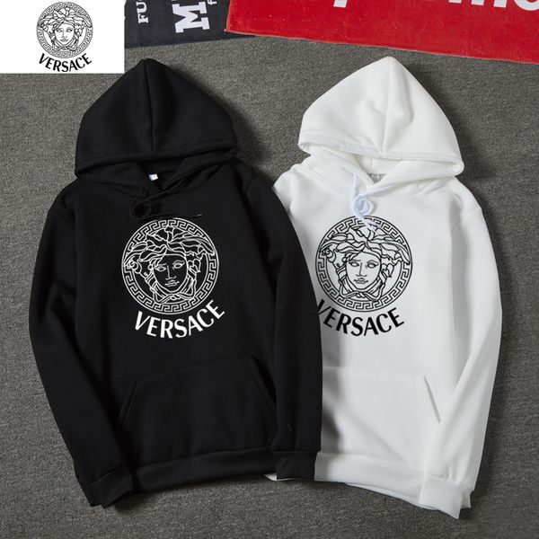 

2019 autumn designer men women hoodies luxury hoody long sleeve sweatshirts cotton hooded pullover hoodie, Black