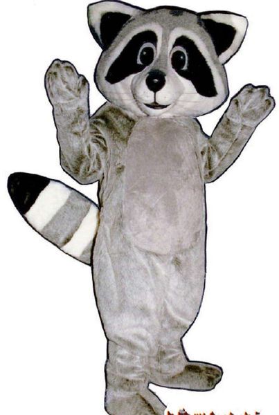 

custom new raccoon baby mascot costume ing, Red;yellow