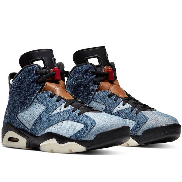

2020 washed denim 6 travis scotts 6s men basketball shoes black infrared dmp 3m reflective mens trainers sports sneakers size 40-47