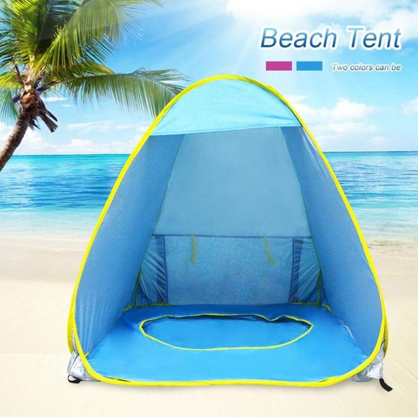 

automatic outdoor beach tent baby pool uv protection for camping hiking