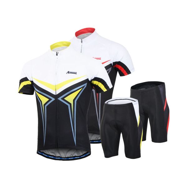 

summer breathable sweat-absorbent and quick-drying cycling short-sleeved suit mountain bike clothing m1730s