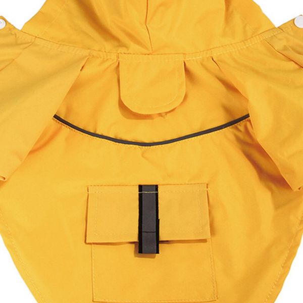 

pet dog raincoat clothes spring summer waterproof solid color rain jumpsuit for big medium small dogs outdoor pet clothing coat