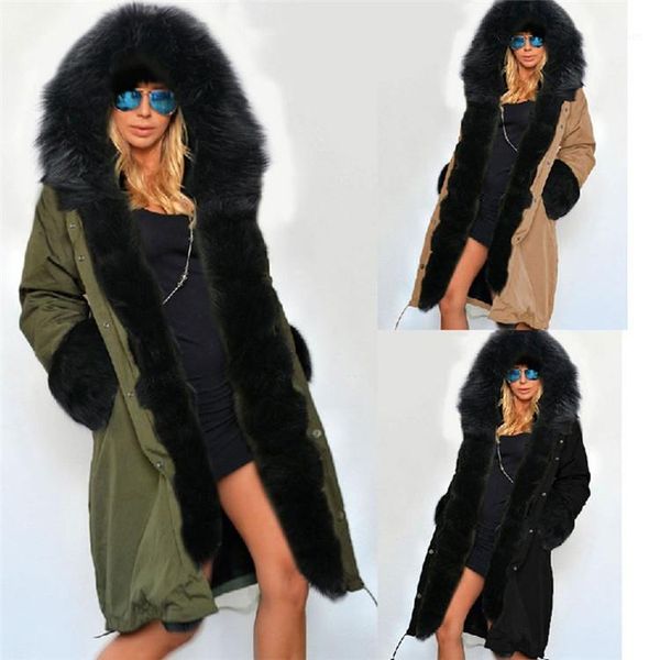 

casual hooded long jackets fashion warm designer ladies outerwears winter womens long coats solid color thick wool womens, Tan;black