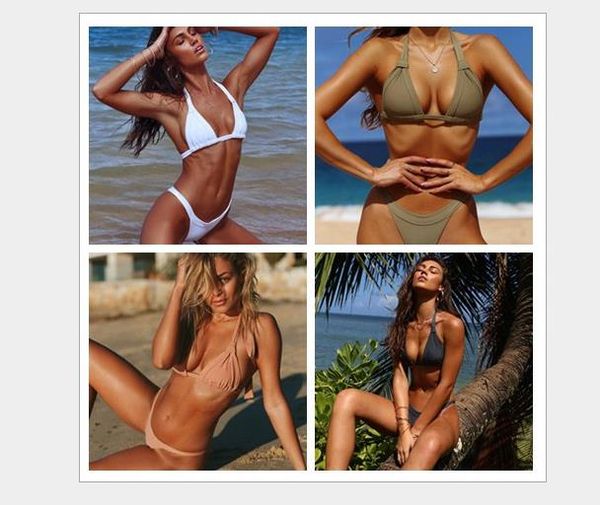 

new bikini swimming suit for women in pure color