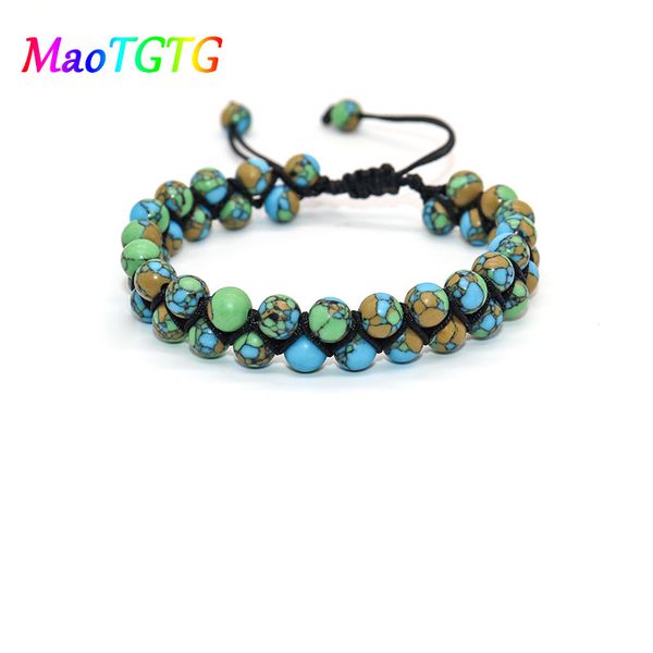 

fashion bracelets for women men length adjustable natural stone bracelets friendship charm bangle jewelry gift wholesale, Black