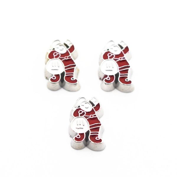 

new novelty 20pcs/lot halloween santa claus alloy floating charms living memory floating lockets charms for diy accessory, Bronze;silver