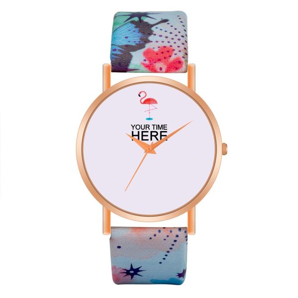 

2019 new fashion watches flamingo leather quartz watches women casual creative wristwatches relogios feminino clock saat reloj, Slivery;brown