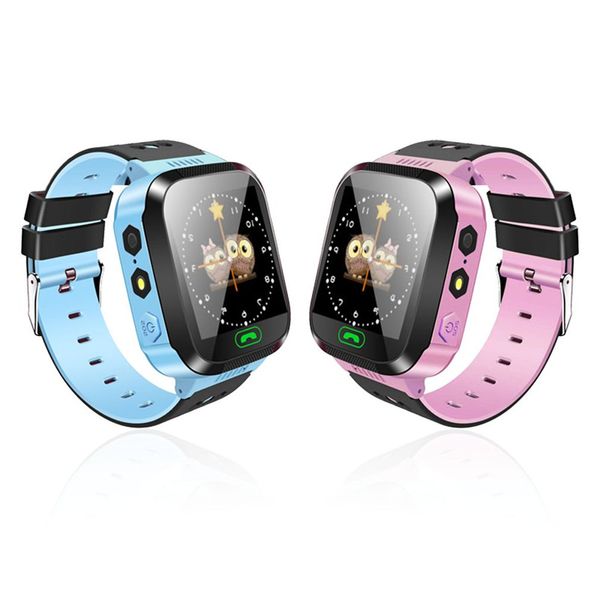Y21 GPS Kinder Smart Watch Anti-verlorene Taschenlampe Baby Smart Armbanduhr SOS Anruf Standort Gerät Tracker Armband sicher für iOS Android Telefon