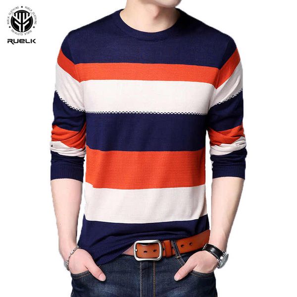 

ruelk 2018 spring mens sweater pullovers simple style cotton knitted o- neck sweater jumpers thin male knitwear blue red black, White;black