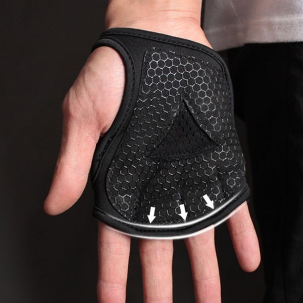 

2pcs weight training gloves fitness gymnastics grip handle palm protection gloves
