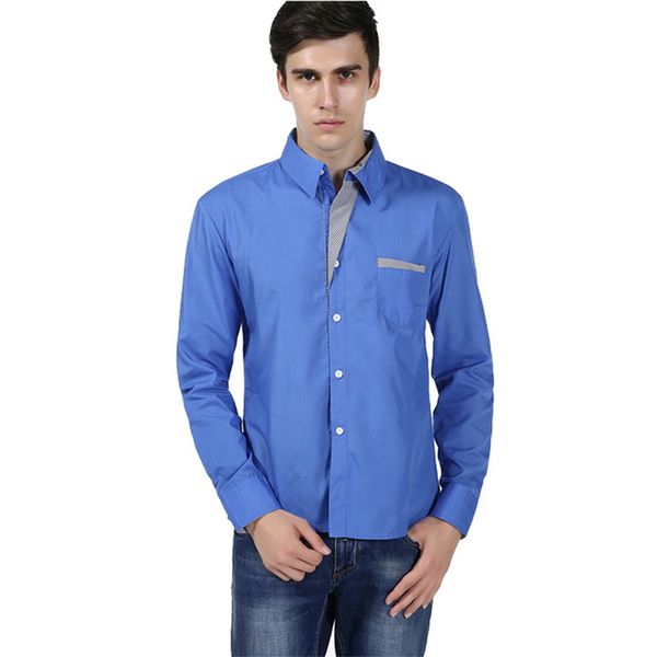 

11 colors plus size 4xl men basic shirts social business brand mens shirt slim male long sleeve casual chemise homme, White;black