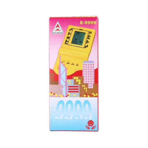 

classic tetris hand held lcd electronic game toy fun brick game riddle handheld game console random color drop shipping sale