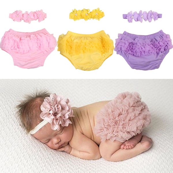 

newborn baby girls lace ruffle diaper pp pants skorts tutu blooming shorts toddler infant girl lovely casual short clothing, Black