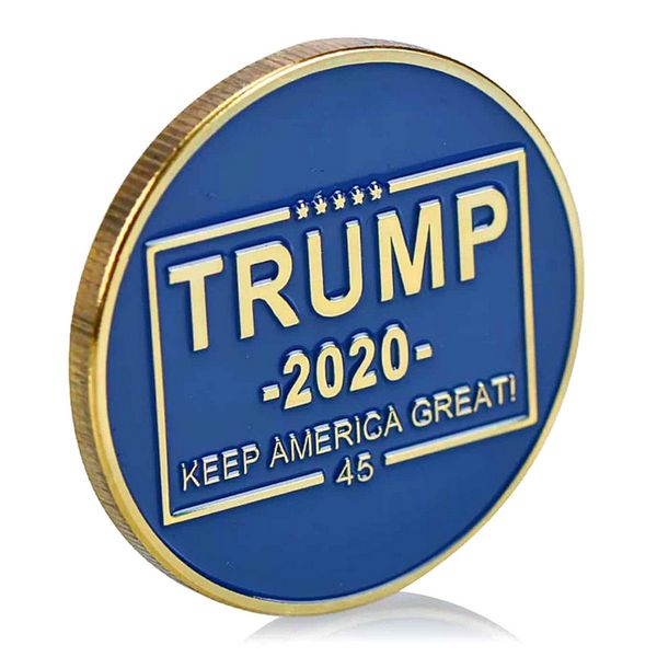 

donald j trump 2020 keep america great in chief gold challenge coin presidential seal gold clad collection coin 20pcs/lot ing