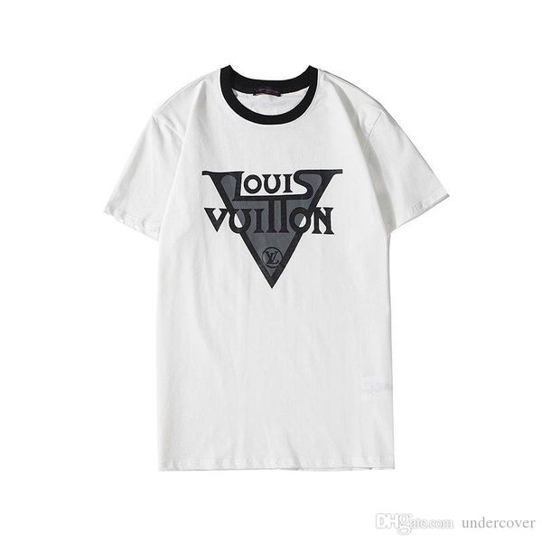 

20ss luxury men women t-shirt print letter streetwear t shirts hip hop kanye men clothes cotton tee uvq72, White