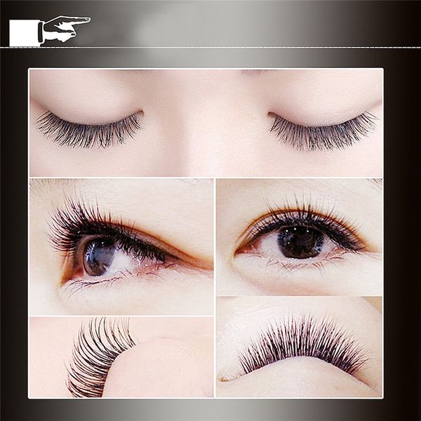 

out2018 new fashion 60pcs professional makeup individual cluster eye lashes grafting fake false eyelashes 05.22g514