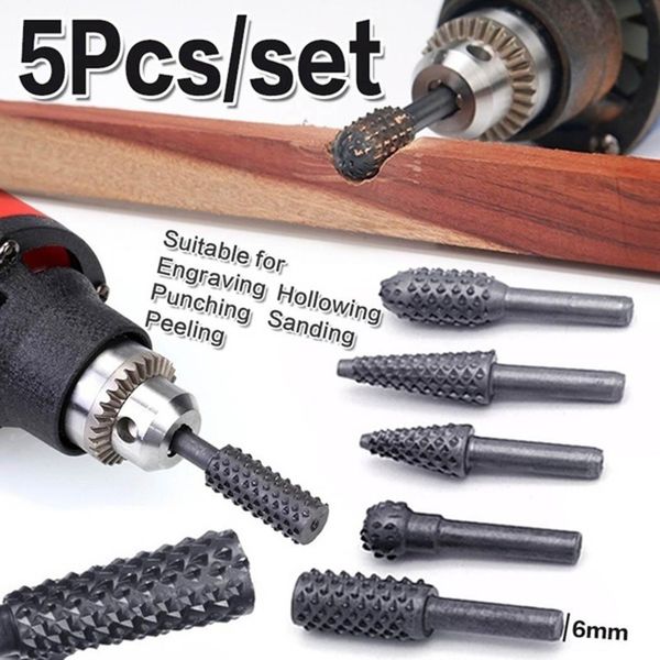 

black diy grinding tool accessories rotary electric 88g grinding head 6mm 5pcs set
