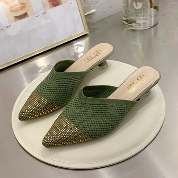 

2020 мода мулы женская обувь as0077, Black