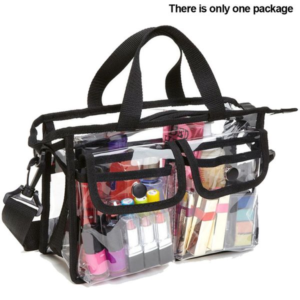 

transparent travel tote bag cosmetic bag organizer clothes portable toiletry fashion storage case