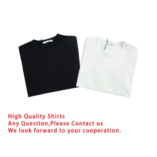 

New Arrival Men's T-shirts Short Sleeve Cotton Blend for Summer Fashion New T-shirt with Letter Embroidery 2 Colors Asian Size S-2XL