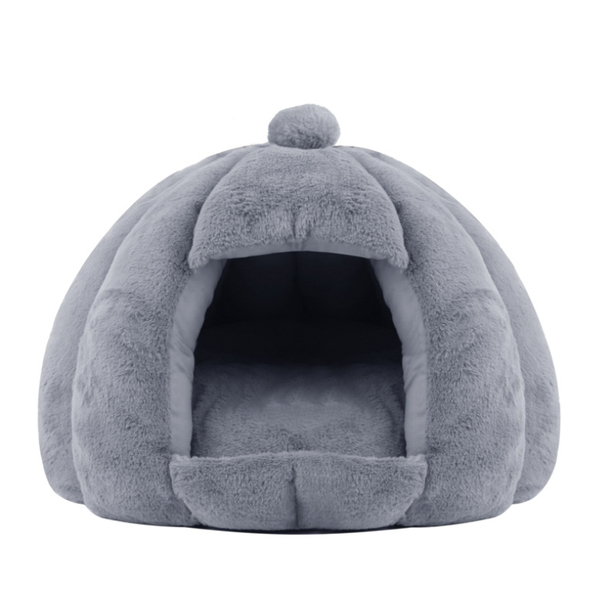 

dog bed kennel small medium semi-closed yurt plush autumn/winter warm cat pet kennel