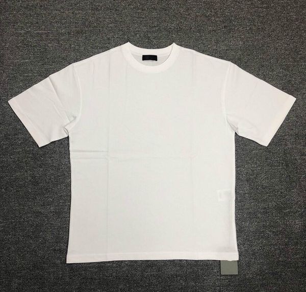 

19ss люкс европейского tee мода crew neck хлопка высокого качества дышащий с коротким рукавом пары женщины мужчины сек дизайнер tshirt 9 цве, White;black