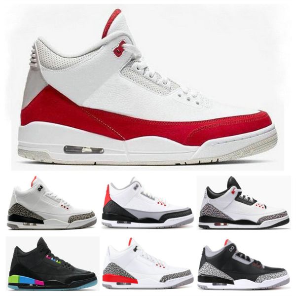 

2019 red tinker mocha 3s black white cement pure retros white unc basketball shoes men 3 katrina chlorophyll international flight sneakers, White;red