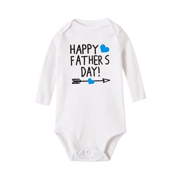 

теплая зима хлопок rompers baby boy девушка новорожденных с длинным рукавом комбинезона счастливые отцы день матери печатные новорожденные д, White
