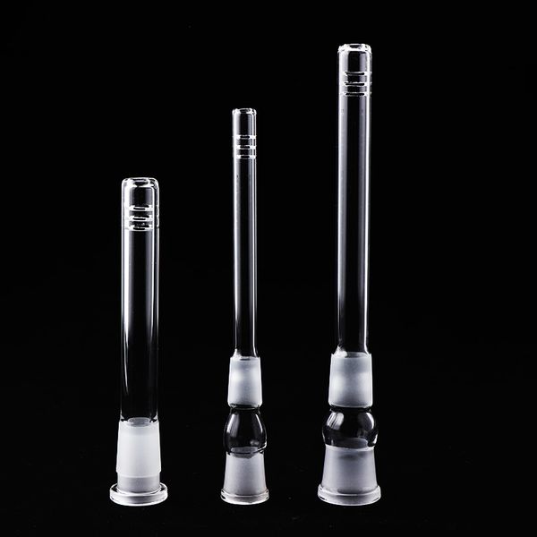 Acessórios para fumantes Vidro para baixo difusor de 14 mm a 18 mm articulações fêmeas machos downstay para bongos